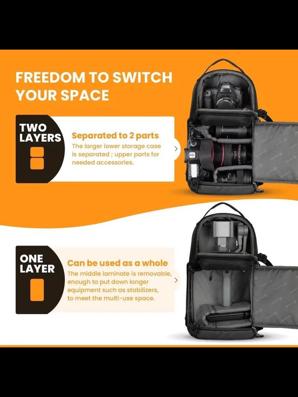 Sling Camera Backpack - Picture 3 of 3